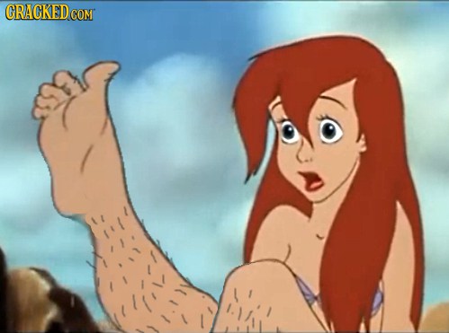 The Little Mermaid with legs