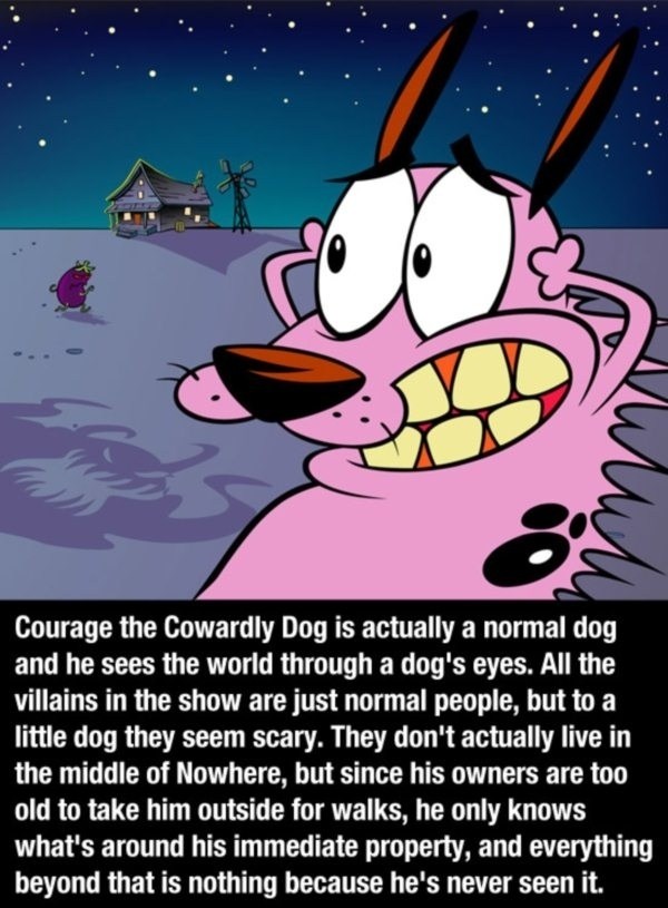 Courage The Dog Is Just A Normal Dog