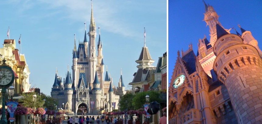 Imagineers Actually Used Increasingly Shorter Windows And Bricks To Make