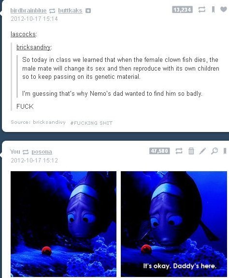 This Just Made Finding Nemo Very Weird