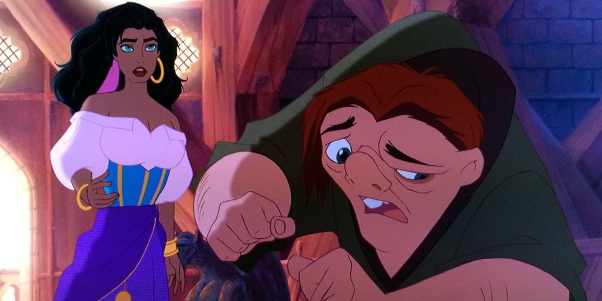 Quasimodo Rats Out Esmeralda To The French Police When She Rejects Him