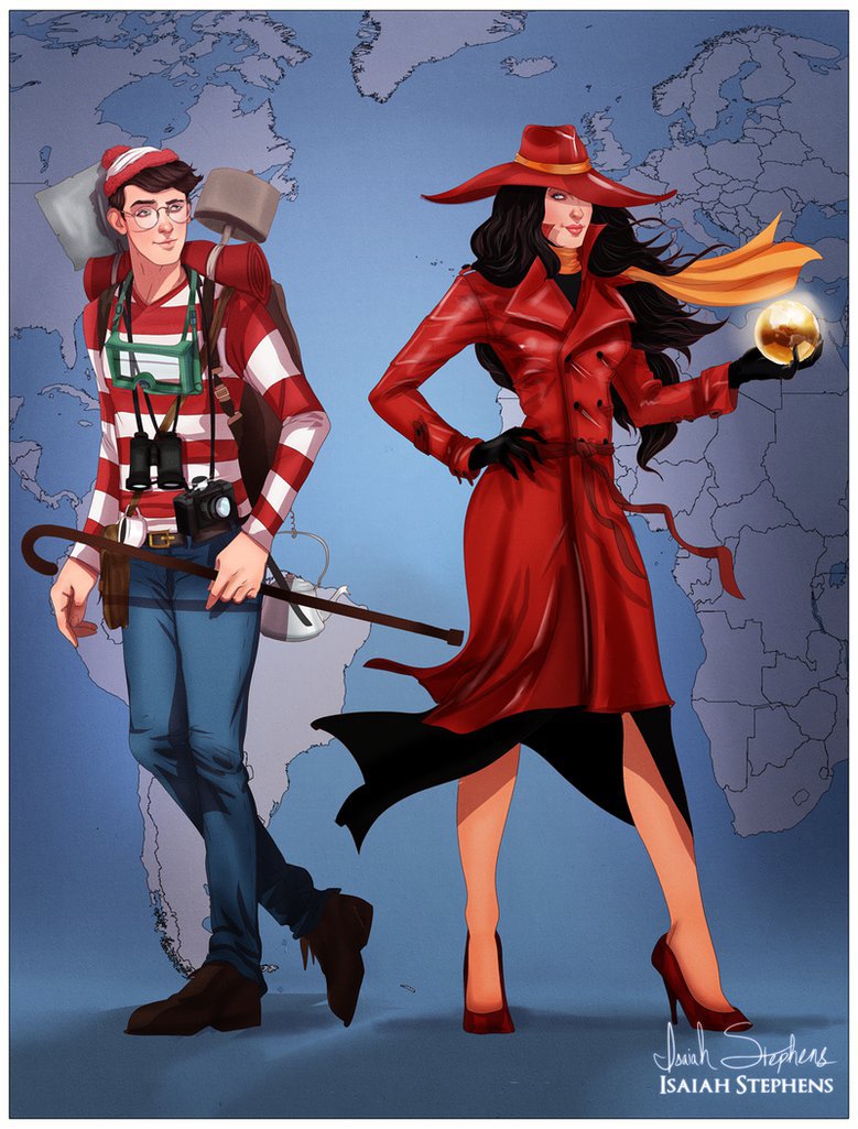 Waldo And Carmen Sandiego