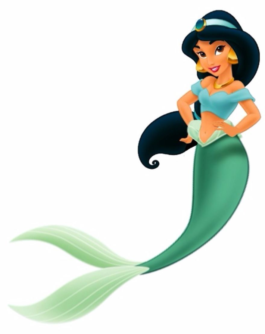 Jasmine with Ariel’s Tail