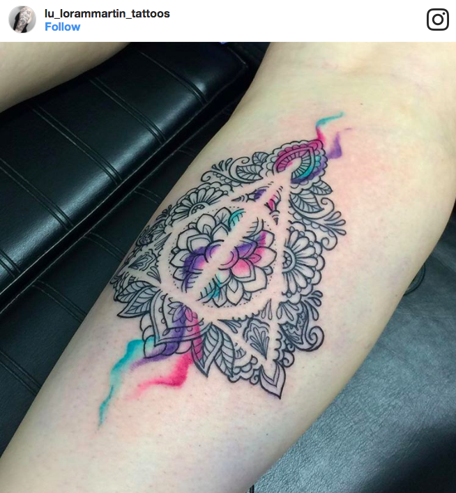 This Stunning Deathly Hallows Ink