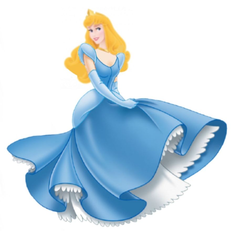 Aurora in Cinderella’s Dress