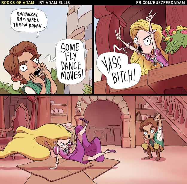 She can dance with all that hair