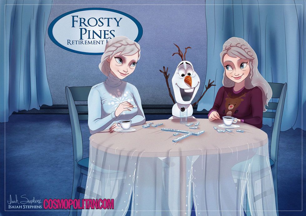 Elsa, Anna And Olaf