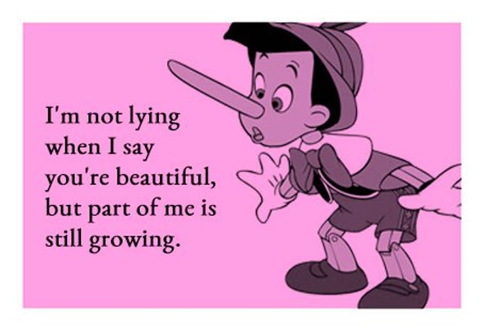 You’re So Smooth Pinocchio